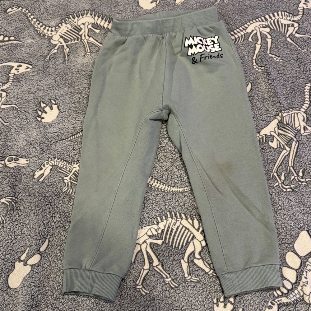 H&M Mickey Mouse & Friends Gray Sweatpants